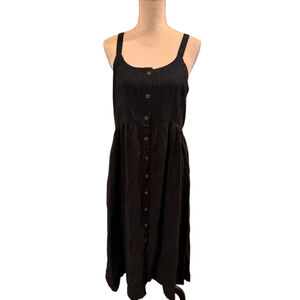 Women's Patagonia Black Garden Island Midi Dress S